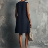 Women's Linen Mini Button Dress, photo 5
