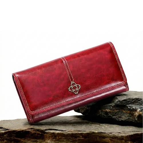 Women's Bag – Bifold Leather Wallet