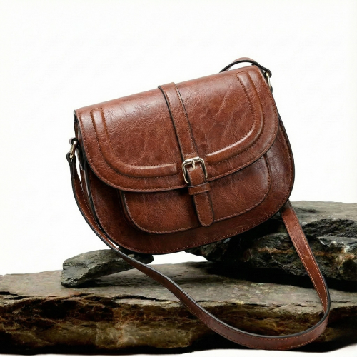 Women's Classic Leather Crossbody Bag
