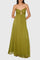 Julenia Sophisticated Maxi Dress in Green