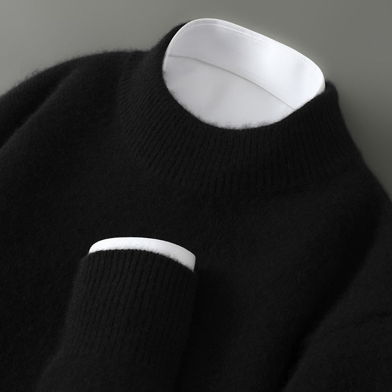 Women's Cashmere Sweater in Black