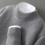 Women's Cashmere Sweater in Dark Gray
