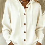 Women's Hooded Vest in White
