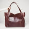 Women's Everyday Leather Handbag in Dark Brown