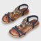 Women's Boho Sandals with Comfort in Navy Blue