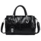 Susan Versatile Leather Handbag in Black