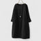 Lorra Comfortable Midi Dress in Black