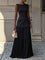 Brela Elegant Maxi Dress in Black
