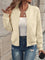 Women's Textured Bomber Jacket in Beige