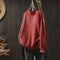 Women's Chunky Turtleneck Sweater in Red