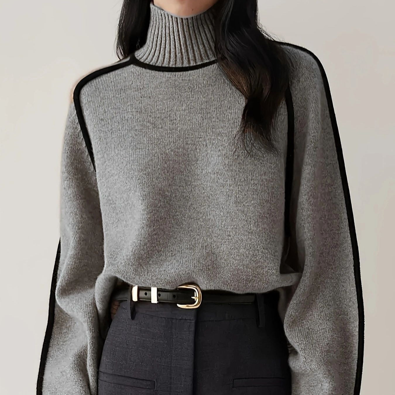 Women's Ribbed Turtleneck Sweater, photo 12