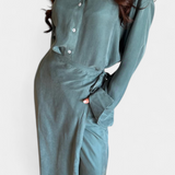 Women's Casual Shirt and Skirt Pants Set, photo 4