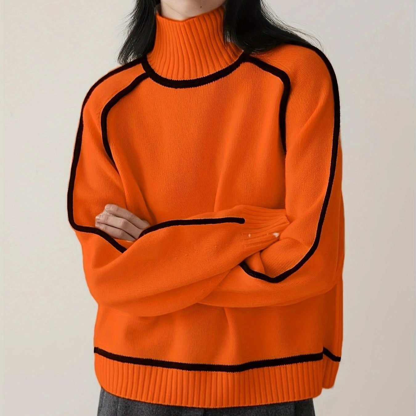 Women's Ribbed Turtleneck Sweater, photo 11