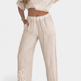 Women's Set – Natalia Casual Collection in Apricot