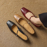 Women's Woven Square-Toe Mary Jane Flats, photo 17