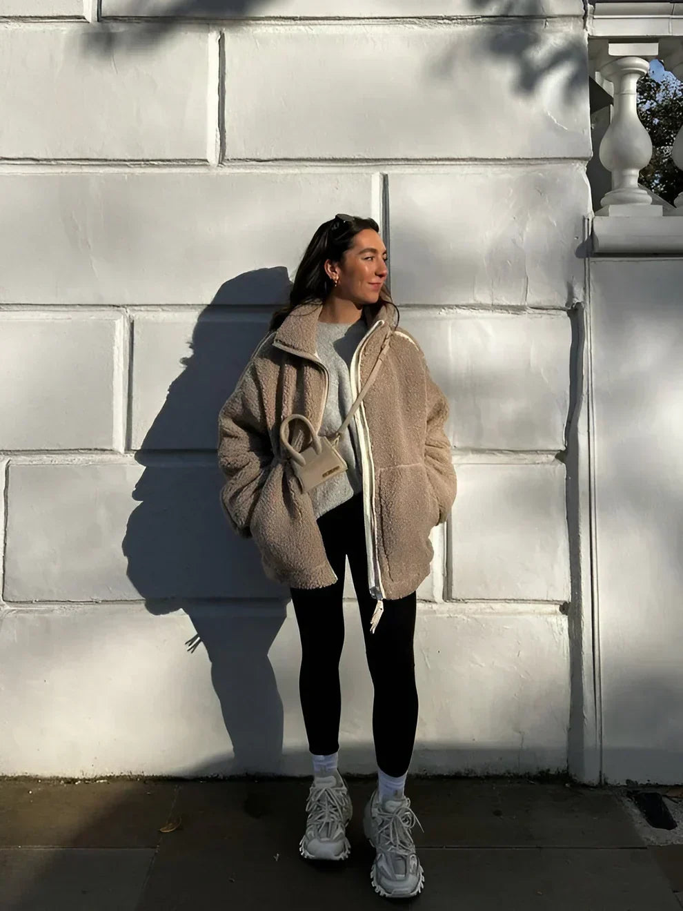 Women's Soft Zip-Front Teddy Jacket, photo 5