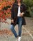 Women's Classic Oversized Coat in Brown