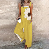 Delilah Comfortable printed jumpsuit in Yellow