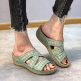 Women's Comfort Sandals for Everyday Comfort in Green