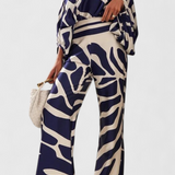 Women's Off-Shoulder Top & Wide-Leg Pants Set, photo 9