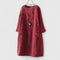 Lorra Comfortable Midi Dress in Claret
