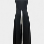 Two-Tone Sleeveless Layered Long Set with Flared Pants, photo 7