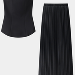 Strapless Bandeau Top with Pleated Skirt Set, photo 7