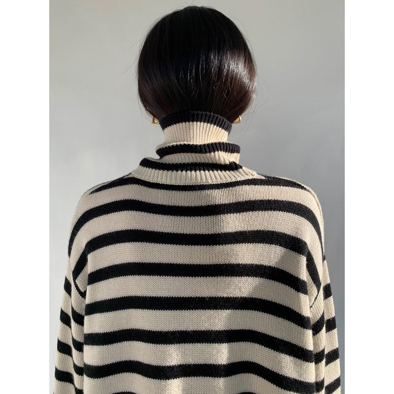 Lieselotte Cable-Knit Turtleneck Sweater, photo 3