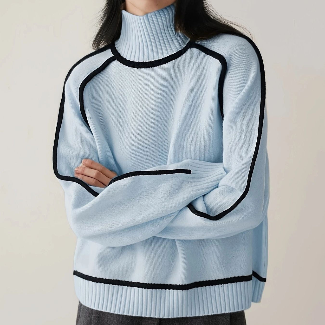Women's Ribbed Turtleneck Sweater, photo 13