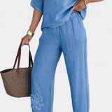 Women's Set – Natalia Casual Collection in Blue