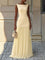 Brela Elegant Maxi Dress in Yellow