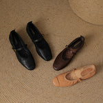 Women's Leather Mary Jane Ballet Flats, photo 20