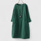 Lorra Comfortable Midi Dress in Green