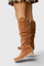 Retro High Boots, Vintage Silhouette in Brown
