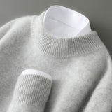 Women's Cashmere Sweater in Light Gray