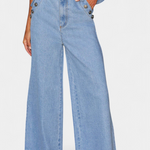 Fitted Sleeveless Jacket & Wide-Leg Jeans, photo 9