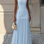 Brela Elegant Maxi Dress in Blue
