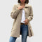 Mei Elegant Coat in Khaki