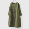 Lorra Comfortable Midi Dress in Light Green
