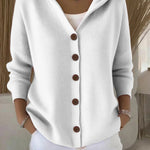 Women's Hooded Cardigan in Gray