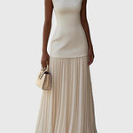 Brela Elegant Maxi Dress in Cream