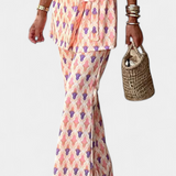 Puff-Sleeve Set with Flared Pants, photo 5