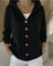 Women's Hooded Cardigan in Black