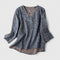 Women's Comfortable Blouse – Jennifer in Blue