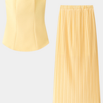 Strapless Bandeau Top with Pleated Skirt Set, photo 5