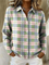 Margot Plaid Cardigan in Multicolor