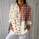 Women's Shirt with Country Print