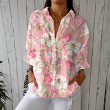 Women's Elegant Floral Shirt