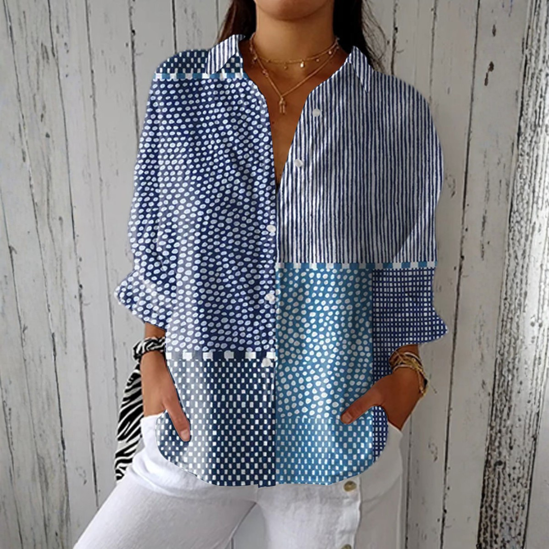 Women's Ocean Print Shirt
