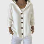 Women's Elegant Cardigan in White